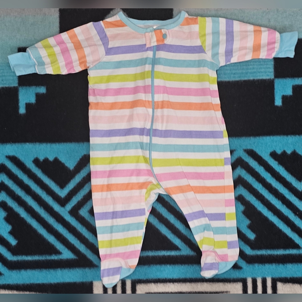 Onesies Brand Baby Girl Sleep 'n Play Footed Pajamas